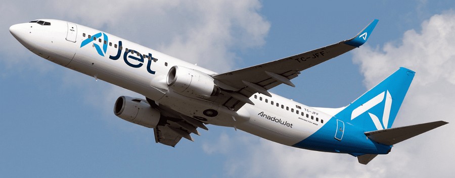 AJet әуе компаниясының Boeing 737-800